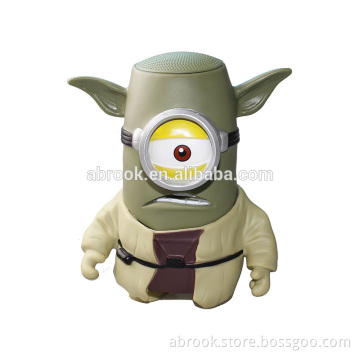 2016 new rechargeable usb tf fm bluetooth cartoon minion speaker